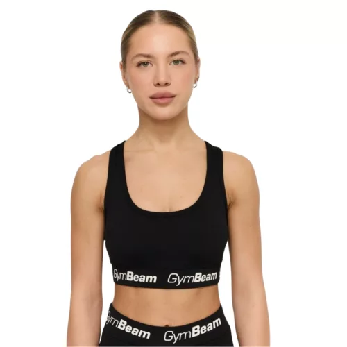 GymBeam Simple női sportmelltartó - fekete