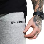 GymBeam Slimfit férfi melegitőnadrág - szürke