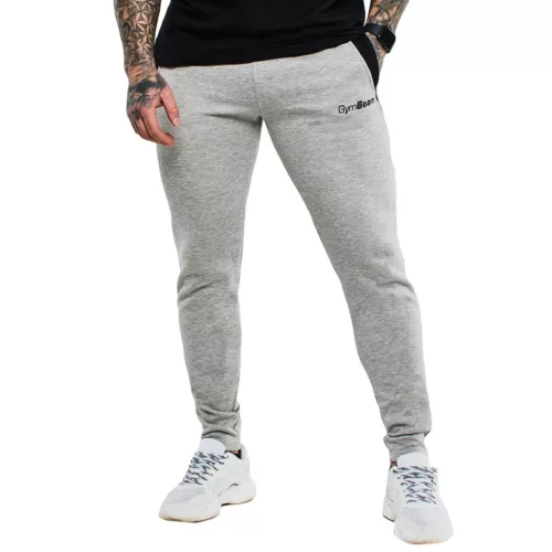 GymBeam Slimfit férfi melegitőnadrág - szürke