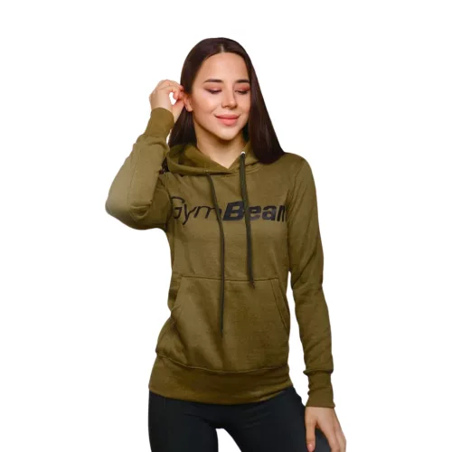 GymBeam Athlete női pulóver - military zöld