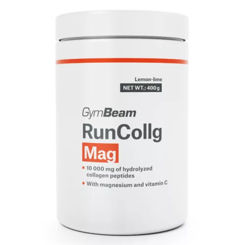 GymBeam RunCollg® Mag - 400 g citorm - lime