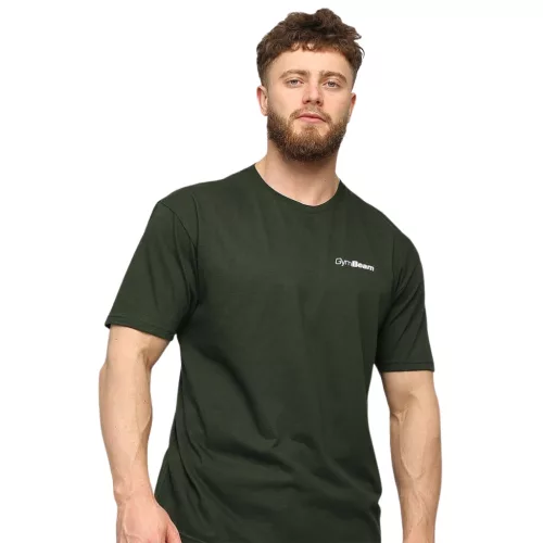 GymBeam Basic férfi póló - zöld