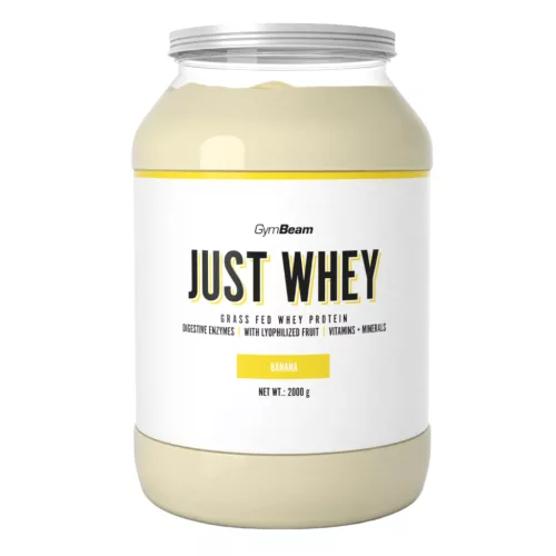 GymBeam Just Whey Grass-fed Protein - 2000 g banán