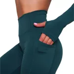 GymBeam Ignite női nadrág - sötét zöld
