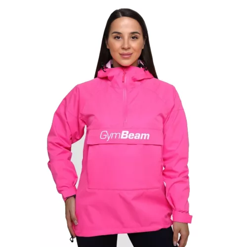 GymBeam Rain Smock női dzseki - Fuchsia