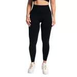 GymBeam Sculpt női varrásmentes nadrág - fekete