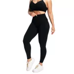 GymBeam Sculpt női varrásmentes nadrág - fekete