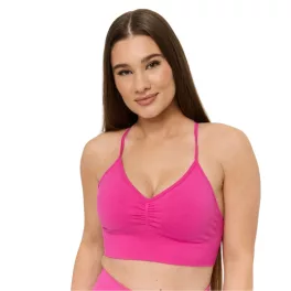 GymBeam Sculpt varrásmentes sportmelltartó - rose