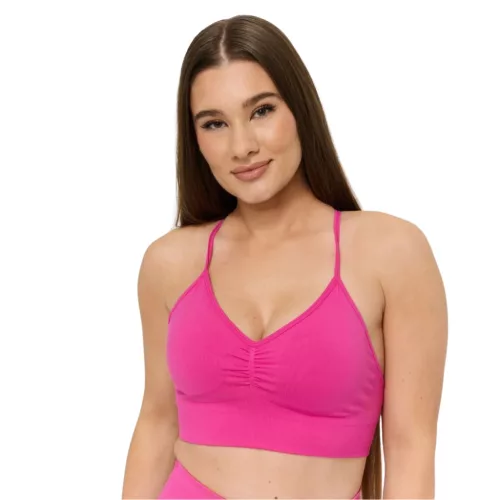 GymBeam Sculpt varrásmentes sportmelltartó - rose