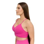 GymBeam Sculpt varrásmentes sportmelltartó - rose