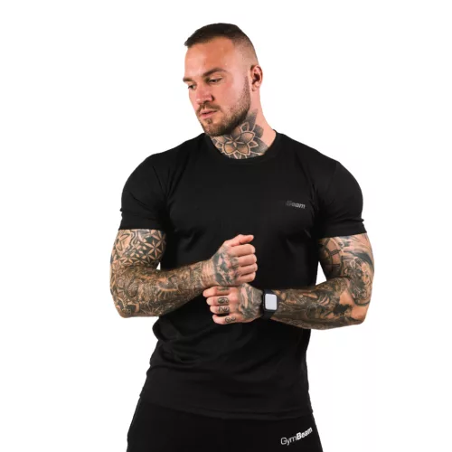GymBeam TRN férfi póló - 3pack Fekete