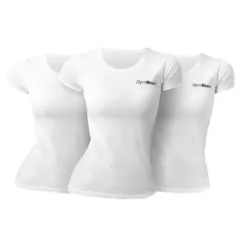 GymBeam Basic Női póló - 3Pack fekete