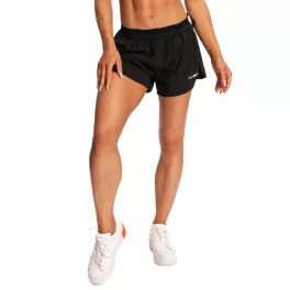 GymBeam Pulse X női rövidnadrág futáshoz - fekete