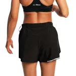 GymBeam Pulse X női rövidnadrág futáshoz - fekete