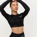 GymBeam Prime női sportfelső - Black M