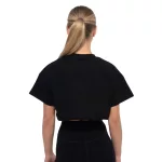 GymBeam Thrive női cropped póló - fekete