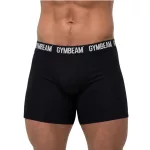 GymBeam FIT 3Pack férfi boxer - fekete