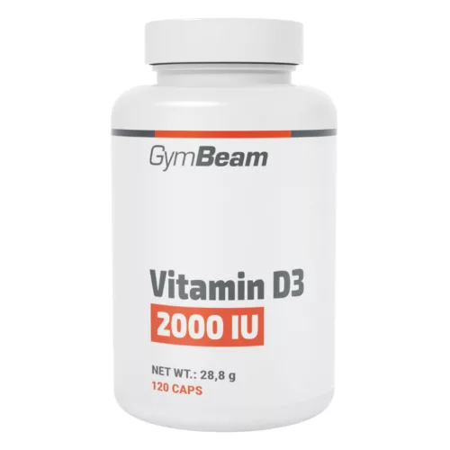 GymBeam D3-vitamin 2000 IU - 120 db kapszula