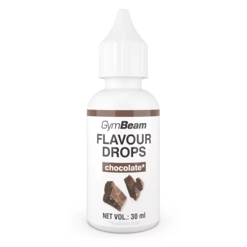 GymBeam Flavour Drops ízesító cseppek - 30 ml csokoládé