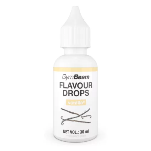 GymBeam Flavour Drops ízesító cseppek - 30 ml vanília