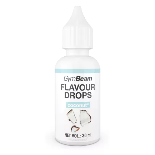 GymBeam Flavour Drops ízesító cseppek - 30 ml kókusz