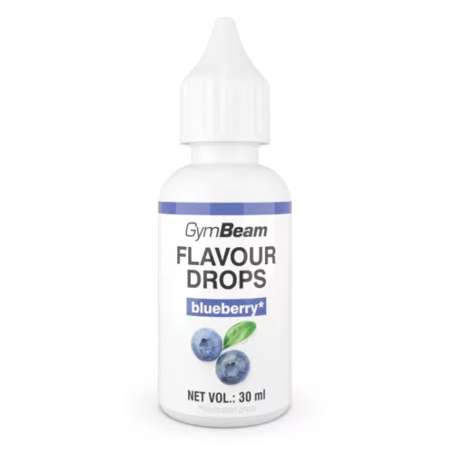 GymBeam Flavour Drops ízesító cseppek - 30 ml áfonya