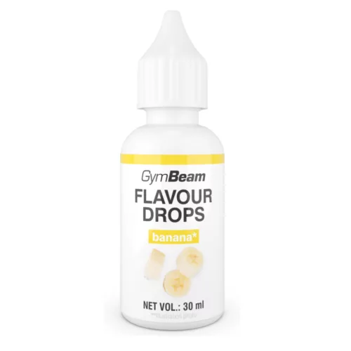 GymBeam Flavour Drops ízesító cseppek - 30 ml banán