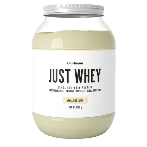 GymBeam Just Whey Grass-fed Protein - 1000 g vanília fagylalt