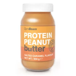 GymBeam Fehérjés mogyoróvaj - 900 g sós karamell
