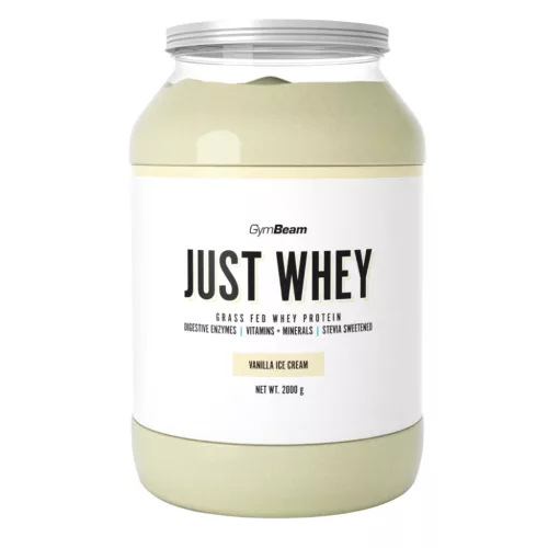 GymBeam Just Whey Grass-fed Protein - 2000 g vanília fagylalt