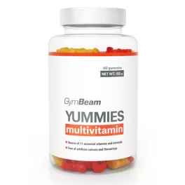   GymBeam Multivitamin Yummies - 60 db kapszula narancs - citrom - cseresznye