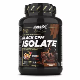   Amix Nutrition Black CFM Isolate Tejsavófehérje izolátum 1000 g - Csokoládé torta