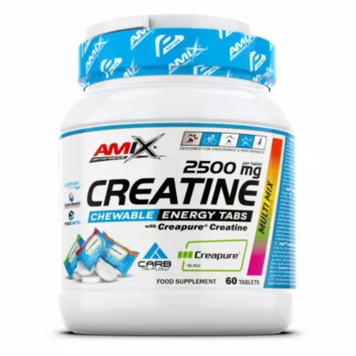 Amix Nutrition Performance Creatine 2500 mg Creapure Chewable Energy - 60 tabletta