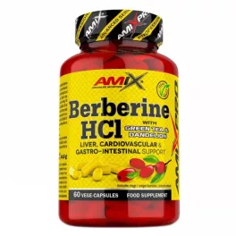   Amix Nutrition AmixPro Berberine HCl with GreenTea & Dandelion vegán 60 db