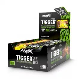   Amix Nutrition TIGGER ZERO BAR Fehérjeszelet 20 x 60 g - Vanília karamell