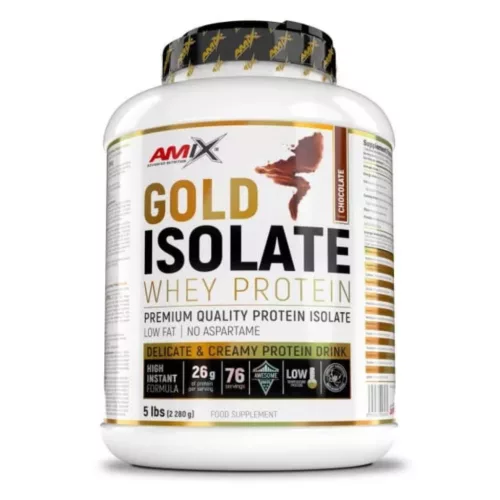 Amix Nutrition Gold Whey Protein Isolate Tejsavó Fehérje Izolátum 2280 g - Vanília