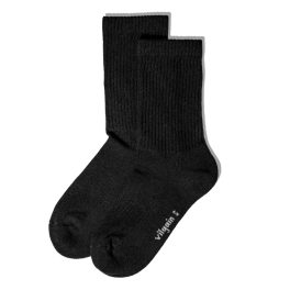 Vilgain Unisex Light Organic Crew Socks fekete - 3 pár