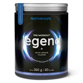   Nutriversum Legend edzés előtti italpor - 320 g kékszőlő