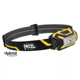 Petzl ARIA® 1R fejlámpa 475 lumen - fekete, sárga