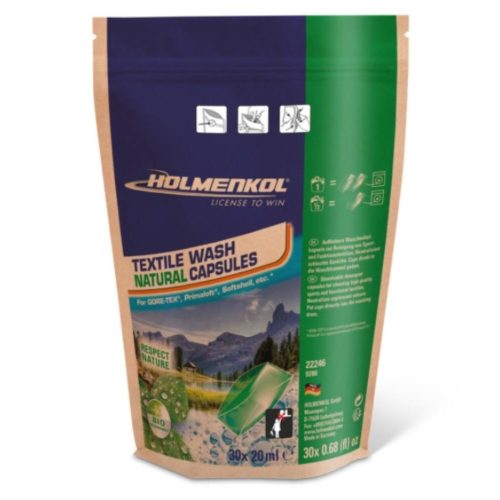 Holmenkol Textile Wash Natural Capsules sport mosókapszula - 30 db