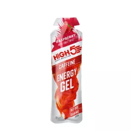   High5 Energy Gel Caffein Málna 40g - koffein tartalmú energia zselé