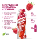 High5 Energy Gel Caffein Málna 40g - koffein tartalmú energia zselé