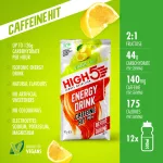 High5 2:1 Energy Drink Caffeine HIT sportital por koffeinnel 47 g, citrom