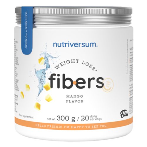Nutriversum Weight Loss Fibers diétás rost italpor - 300 g mangó