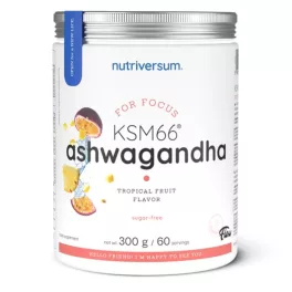   Nutriversum KSM-66 Ashwagandha for Focus - 300 g trópusi gyümölcs