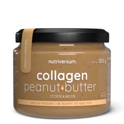 Nutriversum Collagen Peanut Butter mogyoróvaj - Fahéj 300 g