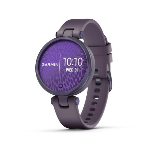 Garmin Lily Sport éjféli orchidea , sötét orchidea tok és szilikon szíj