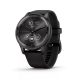 Garmin Vívomove Trend okosóra fekete szilikon szíjjal