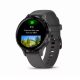 Garmin Venu 3S okosóra szürke, szürke kerettel, szilikon szíjjal (ED)