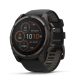 Garmin Fenix 8 okosóra 51mm SOLAR Sapphire, karbonszürke DLC titanium, fekete/sötétszürke szilikon szíjjal (ED XD)